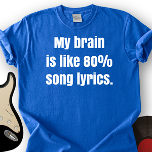 Brain of Lyrics T-Shirt