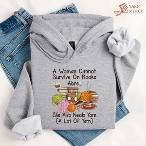 Books & Yarn Lover Hoodie