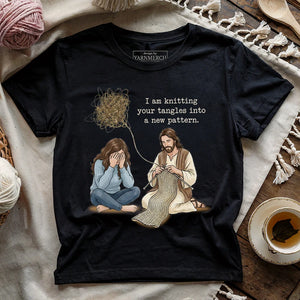 God Knitting Tangles T-shirt