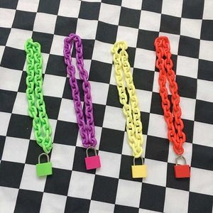 Neon Chain Necklace