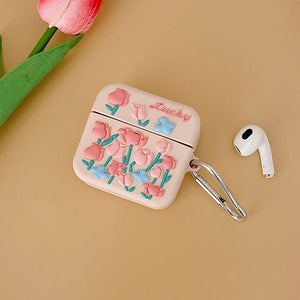 Pink Roses AirPods Case