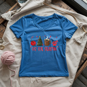 Tis The Season Lady V-neck