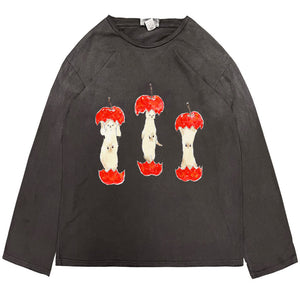 Apple Core Graphic Long Sleeve Tee
