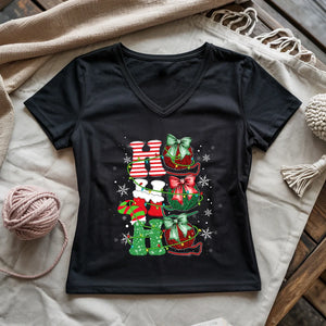 Ho Ho Ho Lady V-neck
