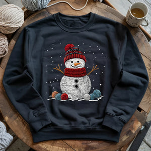 Yarn Snowman Sweatshirt