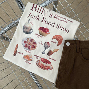 Junk Food Shop Aesthetic T-Shirt
