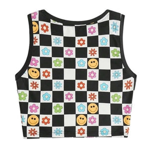 Indie Aesthetic Checker Top