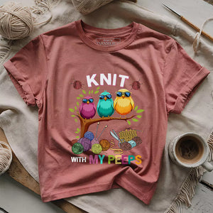Knit W/ My Peeps T-shirt