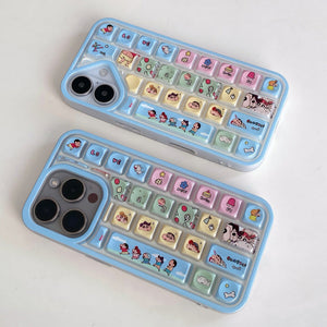 Pastel Keyboard Aesthetic iPhone Case