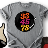 33-45-78 Record T-Shirt