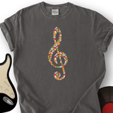 Christmas Treble Clef T-Shirt