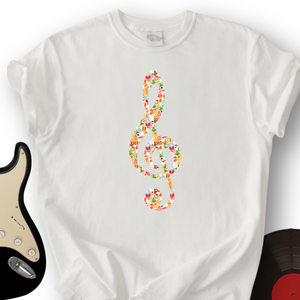 Christmas Treble Clef T-Shirt