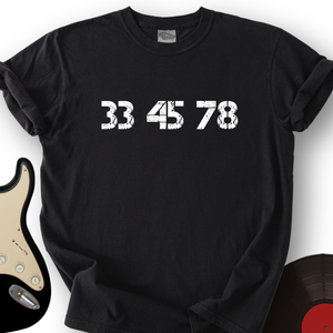 33-45-78 RPM Turntable T-Shirt