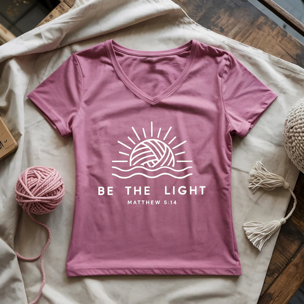 Be The Light Lady V-neck