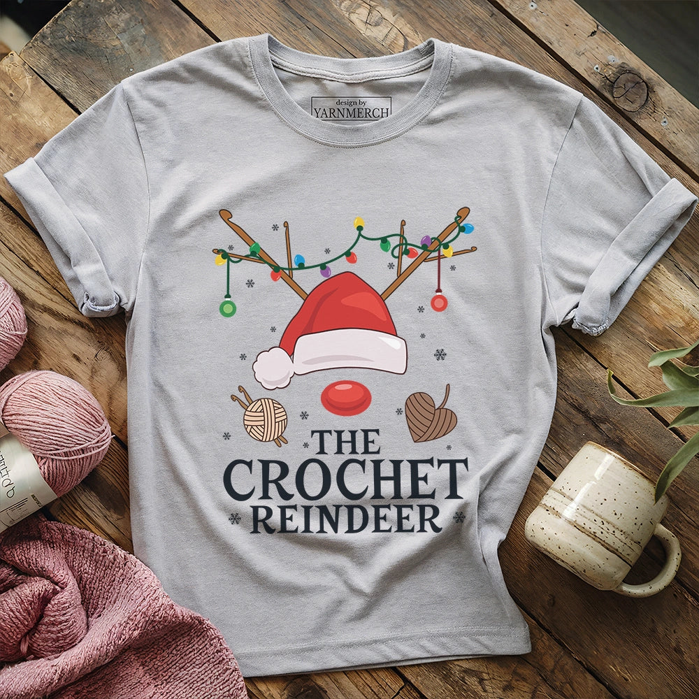 Crochet Reindeer T-shirt