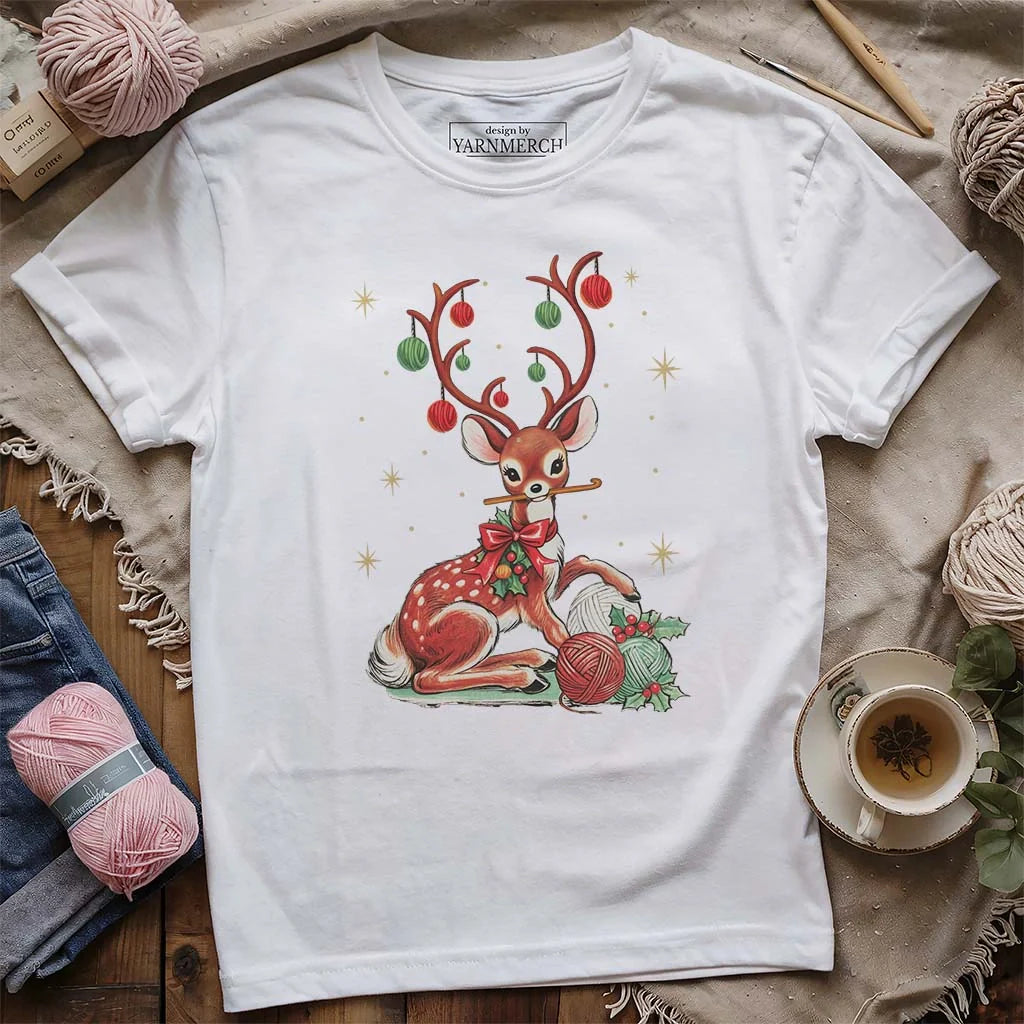 Reindeer Crochet T-shirt