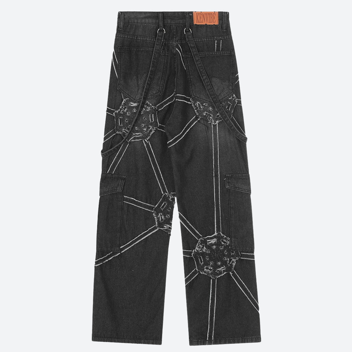 Cyberpunk Patchwork Jeans