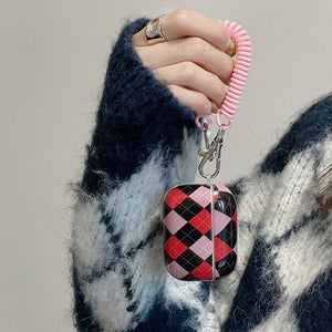 Grunge Argyle AirPods Case