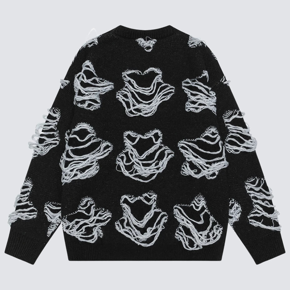 Grunge Distressed Sweater