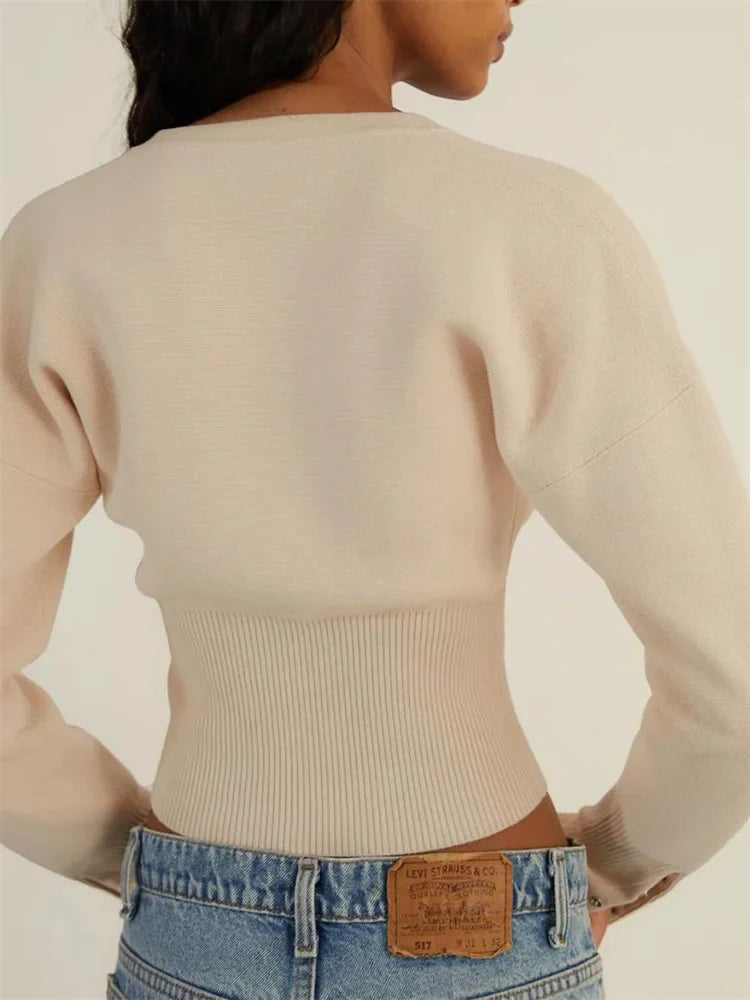 Ribbed Slim Fit Cardigan