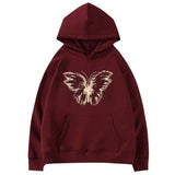 Butterfly Print Aesthetic Hoodie