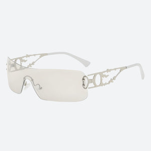 Y2K Rectangle No Frame Sunglasses