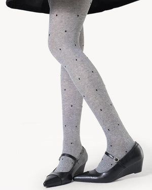 Madeleine Polka Dot Knit Tights