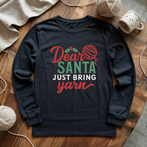 Santa Bring Yarn Long Sleeve T-shirt