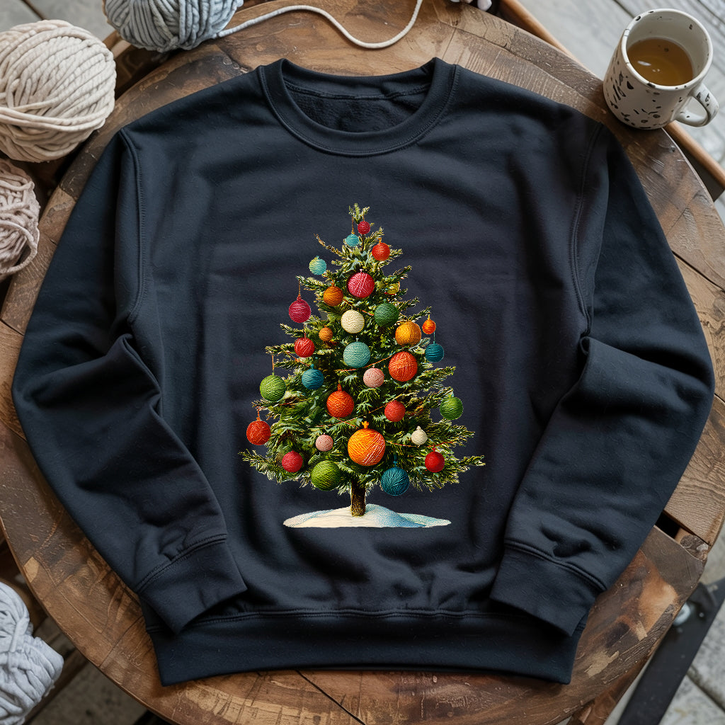 Yarn Christmas Tree Sweatshirt