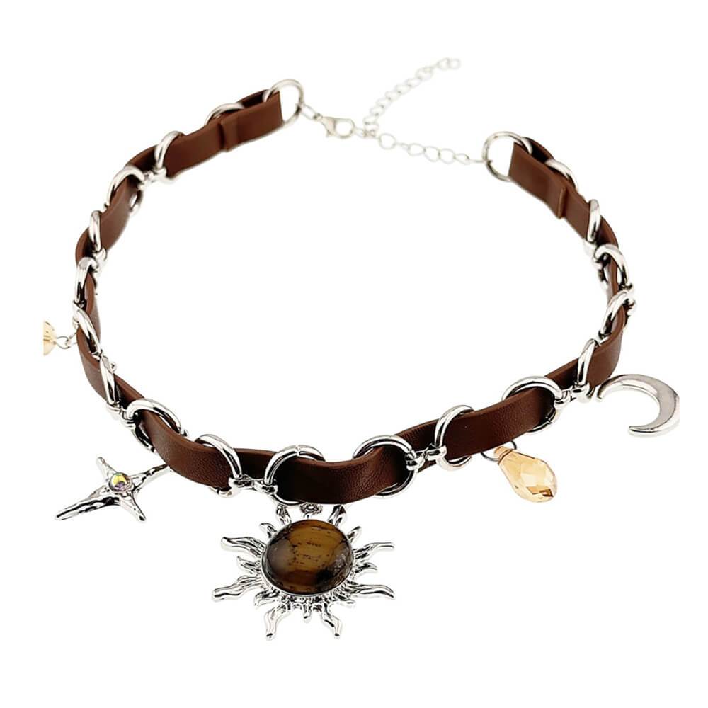Black Star Charm Choker