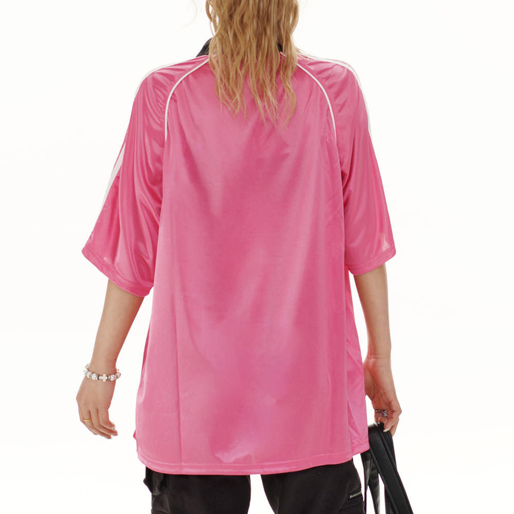 Blokette Style Jersey Polo Shirt