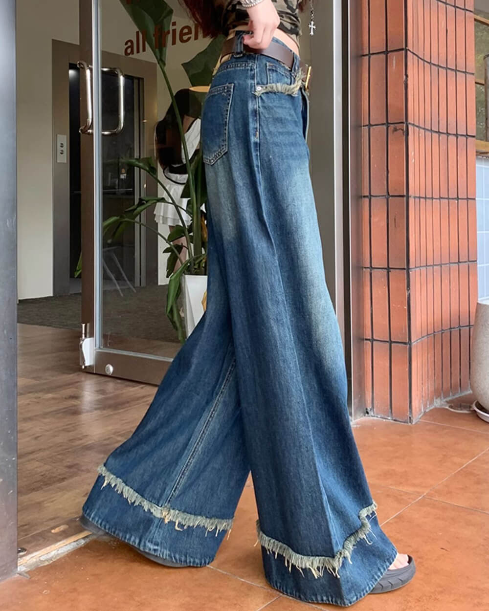 Teenage Drama Wide-Leg Jeans