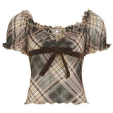 Picnic Romance Puff Sleeve Top