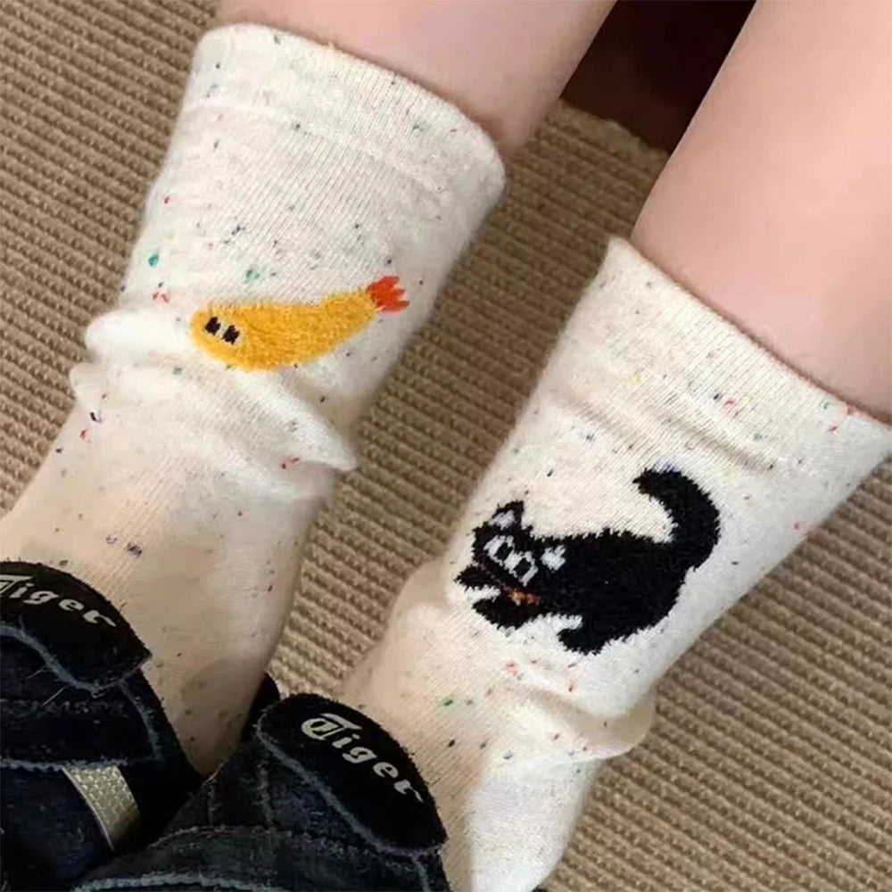 Cat & Shrimp Socks