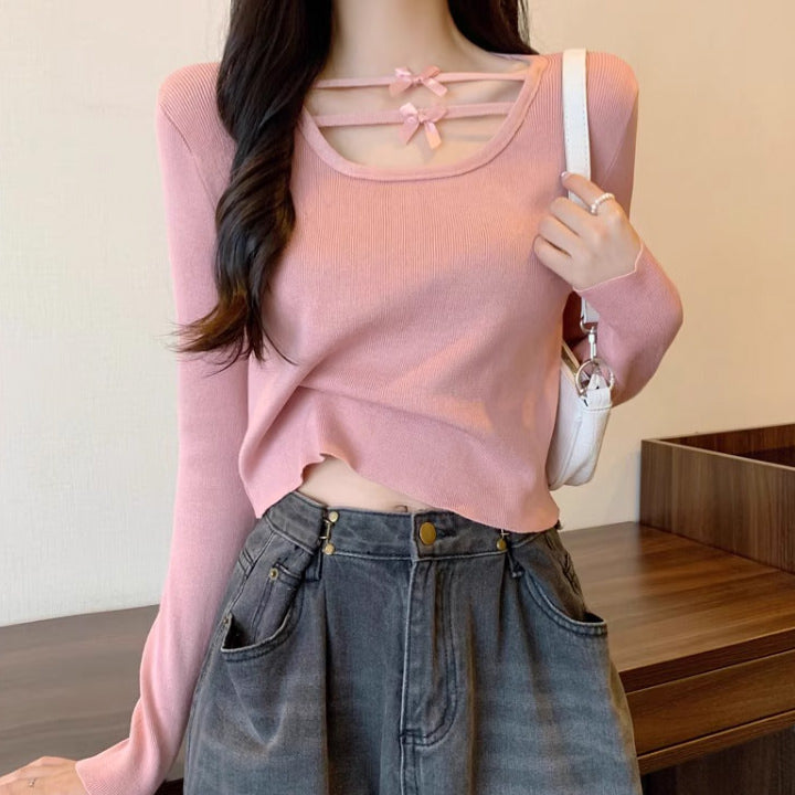 Coquette Aesthetic Long Sleeve Top