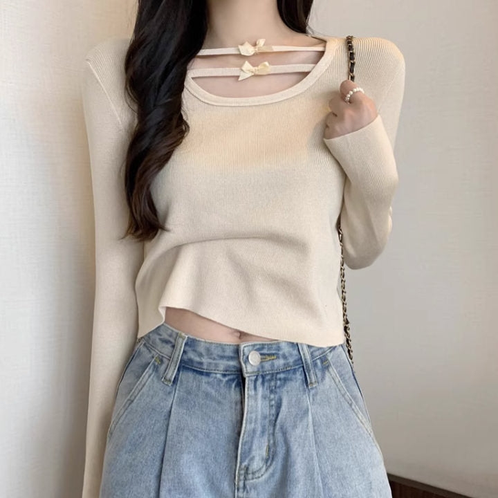 Coquette Aesthetic Long Sleeve Top
