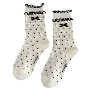 Coquette Style Bow Socks