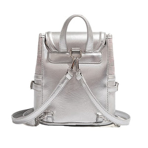 Future World Mini Backpack in Silver