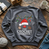 Crochet Reindeer Sweatshirt