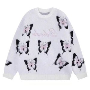 Fluffy Butterfly Sweater