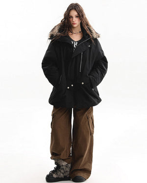 Bad Reputation Fur Trim Parka