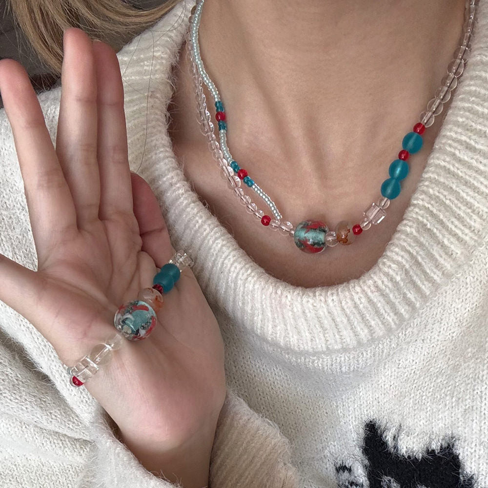 Goldfish Beaded Bracelet