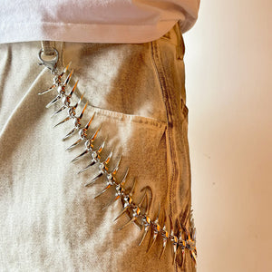 Grunge Fishbone Pant Chain