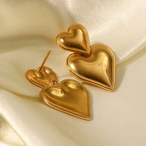 Heart Chunky Earrings