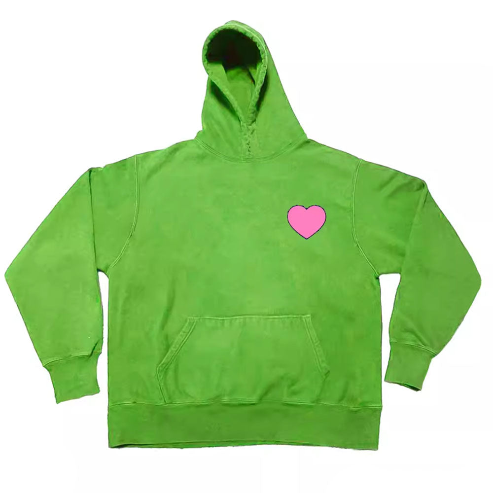 Heart Print Hoodie