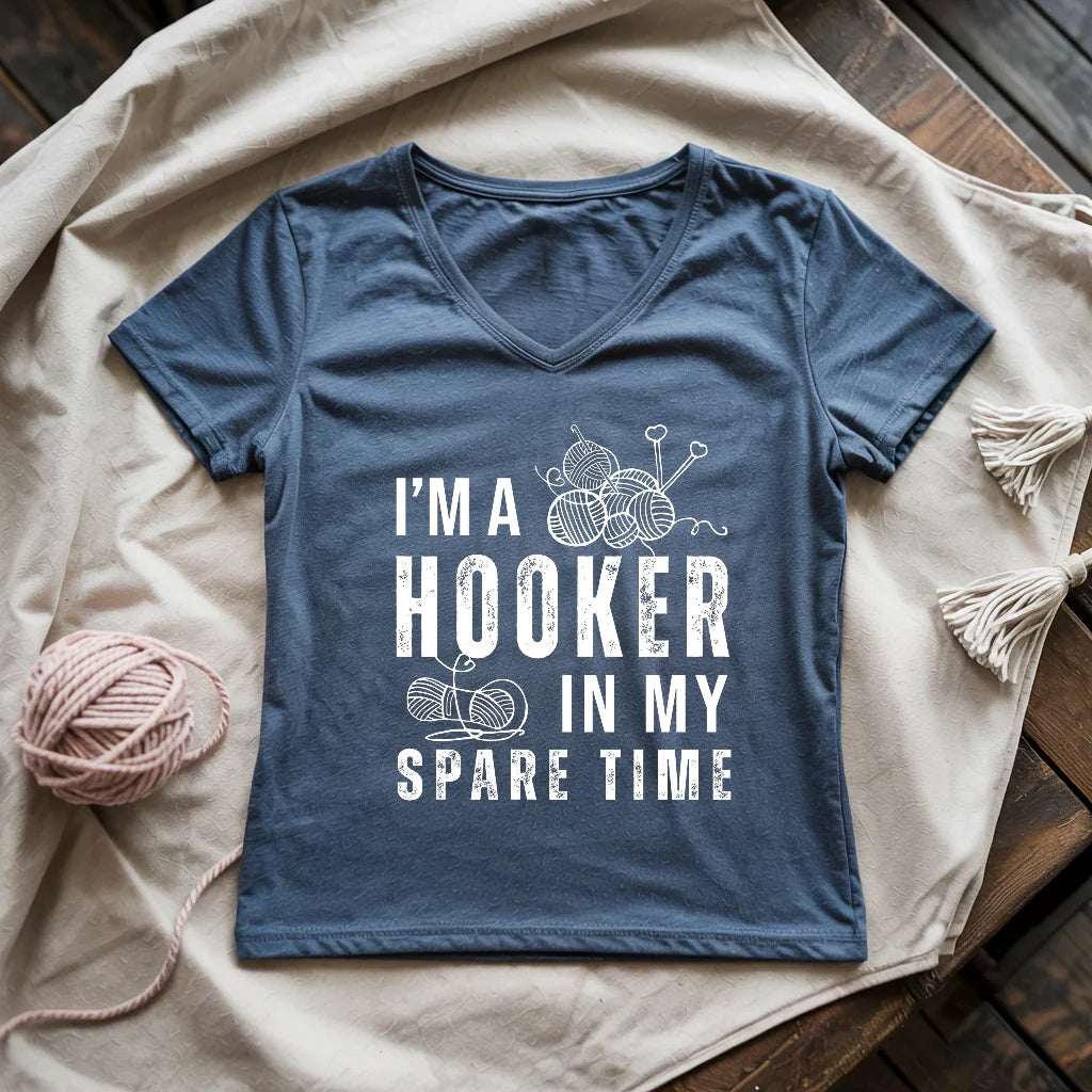 Part-time Hooker Lady V-neck