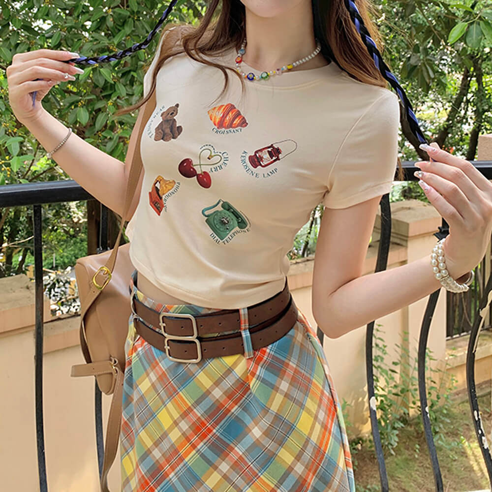 Kawaii Aesthetic Baby Tee