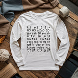 Knitting Code Long Sleeve T-shirt