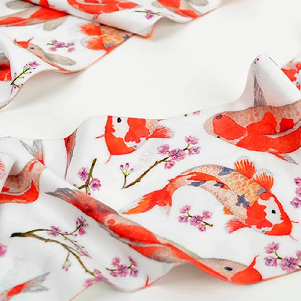 Koi Fish Print Tights