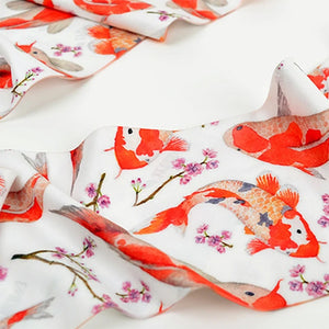 Koi Fish Print Tights